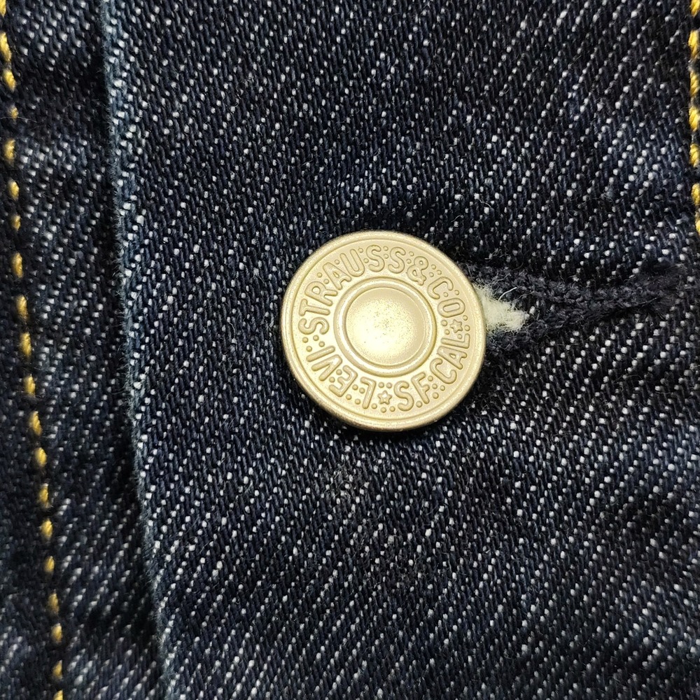 NEW Levi's Jean Jacket Men's XL Blue Denim Trucker Type 3 Outdoor Workwear - Picture 8 of 15